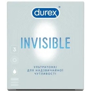 Презервативи Durex Invisible 3 шт. (5052197049589)