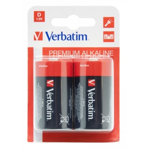 Батарейка тип D (LR-20) Verbatim D/LR20 BL 2 шт. (49923)
