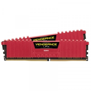 Память DDR Corsair Vengeance LPX DDR4 2x8GB/3200 Red (CMK16GX4M2B3200C16R)