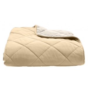 Покривало двоспальне Decorator VELOUR ромб 240х260 беж.