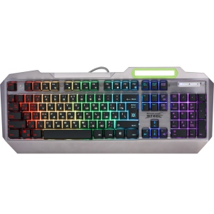 Клавіатура дротова ігрова Defender Stainless steel GK-150DL RU RGB Silver (45150)
