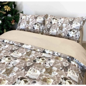 Комплект постільної білизни Прованс Digitale Beige 240х215 (015765)