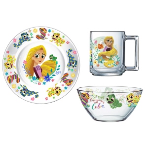 асортимент Набір дитячий 3 пр. ОСЗ Disney Рапунцель (18с2055 ДЗ Рапунц)