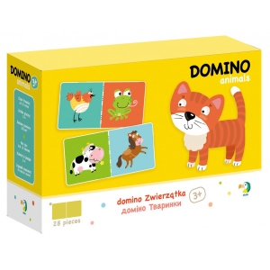 Настільна гра класична (3-4 роки) Dodo Доміно Тваринки (300137)