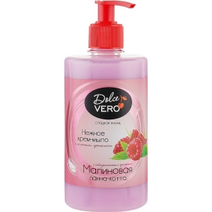Рідке мило для рук Dolce Vero Малиновая панна-котта 500 мл (4820091143518)