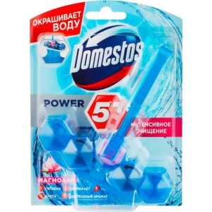 Туалетний блок Domestos Power 5 Видимий заxист Квітковий букет 55г