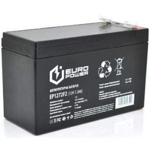 Акумулятор для ДБЖ Europower 12V 7.2Ah (EP12-7.2F2)