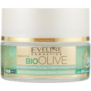 Крем для обличчя EVELINE Bio Olive глибоко зволожуючий день/ніч 50 мл (5903416030157)