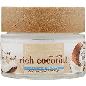 Крем для обличчя EVELINE Rich Coconut 50 мл (5903416029441)