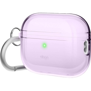 Чохол для навушників Elago Clear Hang Case Lavender for Airpods Pro 2nd Gen (EAPP2CL-HANG-LV)