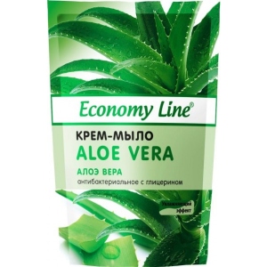 Рідке мило для рук Economy Line антибактериальное с aлоэ вера 460 г (4820020265199)