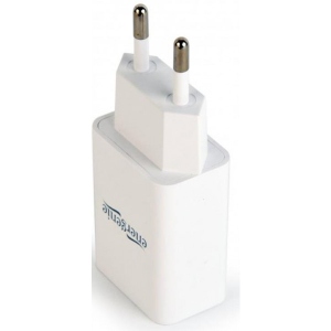 Мережевий зарядний пристрій EnerGenie EG-UC2A-03-W White офіційний сайт