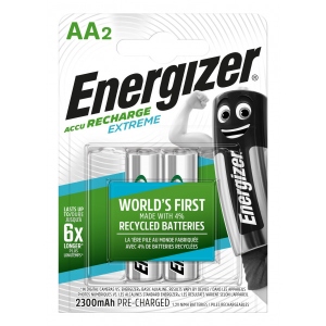 Акумулятор тип AA Energizer AA 2300 Pre-Ch Extreme уп. 2шт.