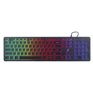 Клавіатура дротова ігрова Ergo KB-630 ENG/RUS/UKR Black