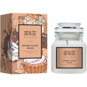 Свічка скло Esse Brown Sugar Cream (Коричневий цукор та вершки) 100 г (C-BS)
