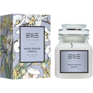 Свічка скло Esse Home White Orchid Vanilla (Біла Орхідея та Ваніль) 100 г (C-WO)