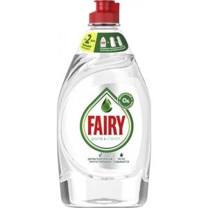 Засіб для ручного миття посуду Fairy Fairy Pure & Clean 450 мл в Україні
