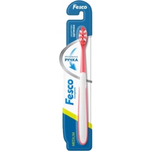 Зубна щітка Fesco Complete Medium Red