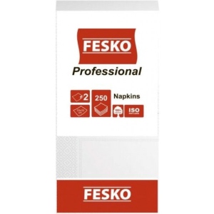 Серветки паперові Fesko Белые 250 шт. (4820023740600)