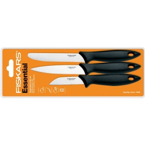 Набір ножів Fiskars Essential для чистки (1023785)