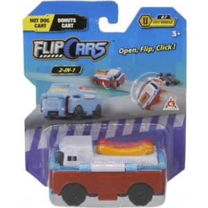 Машинка-трансформер Flip Cars 2 в 1 Автомобіль з десертами і Автомобіль з хот догами (EU463875-34) продаж