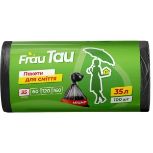 Пакет для сміття Frau Tau Black 35 л 100 шт. (4820195508190)