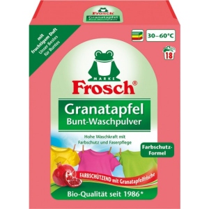 Пральний порошок Frosch концентрат Колор Гранат 1,35 кг