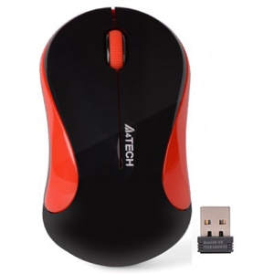 Миша бездротова A4tech G3-270N Black/Red