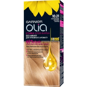 Фарба для волосся Garnier Olia 10.21 Перлинний світлий блонд 112 мл (3600542243803)