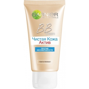 Крем для обличчя Garnier SKIN NAT зволоження св.беж. 5в1 Чиста шкіра Актив 50 мл