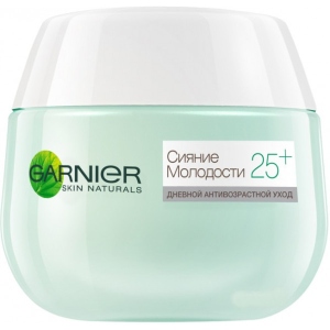 Крем для обличчя Garnier SKIN NAT проти зморшок денний 25+ Сяйво молодості 50 мл