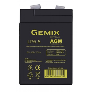Акумулятор для ДБЖ Gemix LP6-5.0
