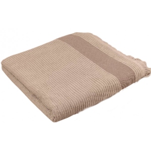 Уцінка - Рушник банний GM Textile махровий коричневий Осло 70x140 в інтернет-магазині