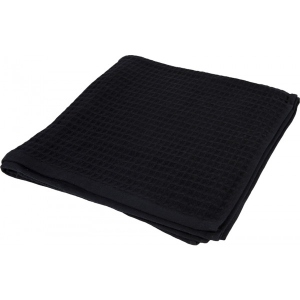 Рушник для обличчя GM Textile вафельний чорний 50х90, 280 г/м2