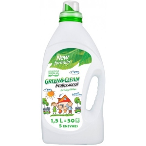 Гель для прання Green&Clean Professional д/дитячої білизни 1,5л (50 циклов)
