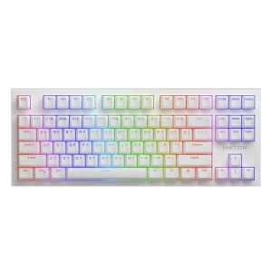 Клавіатура дротова ігрова Hator Skyfall 2 TKL Pro Orange White (HTK-751)