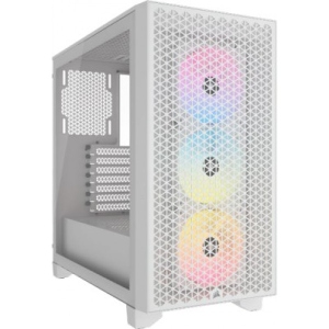 Корпус Corsair 3000D RGB Tempered Glass White (CC-9011256-WW) без БЖ