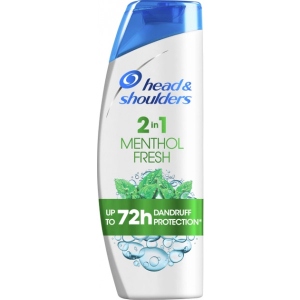 Шампунь жіночий Head&Shoulders та бальзам-обполіскувач проти лупи 2в1 Свіжість ментолу 360мл