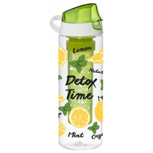 Пляшка для води Herevin Lemon-Detox Time Display для спорту 0.75 л (161558-812)