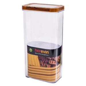 Ємність для зберігання Herevin WOOD Transparent Lid 3 л (161209-003)