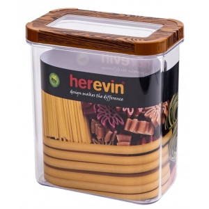 Ємність для зберігання Herevin WOOD Transparent Lid 1.8 л (161207-003)