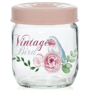 Ємність для сипучих Herevin Vintage Birds 0.425 л (171341-050)