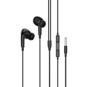 Навушники вкладиші дротові HOCO M1 Black (HC-M1-BK)