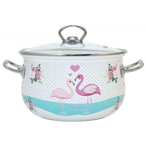 Каструля Infinity SD-1377 Love Flamingo 22 см 5 л (6625848)