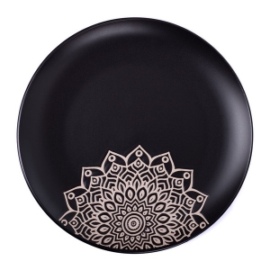Тарілка десертна Limited Edition Kora 20,5 см Black (JH2068-1)