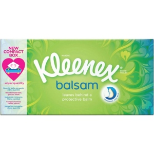 Серветки паперові Kleenex Balsam в коробці 72шт