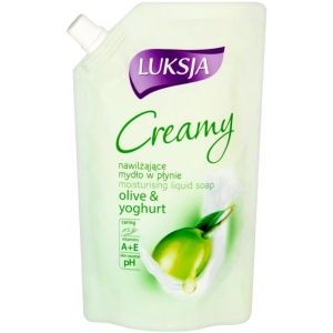 Рідке мило для рук Luksja Creamy Olive & Yoghurt Refill 400 мл (5900998000424) офіційний магазин