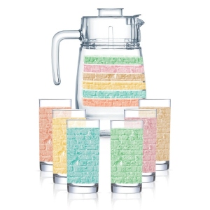 Набір для напоїв Luminarc Amsterdam Rainbow 7 пр. (Q2737)