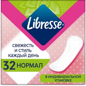 Прокладки щоденні Libresse Daily Fresh Normal 32 шт. (7322540758191)