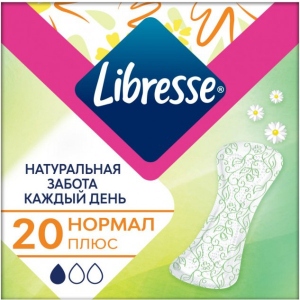 Прокладки щоденні Libresse Natural Care Pantyliners Normal 20шт